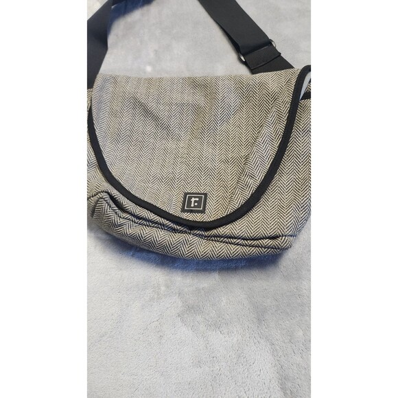 Rickshaw Herringbone Tweed Mini Zero Messenger Bag - Picture 2 of 8
